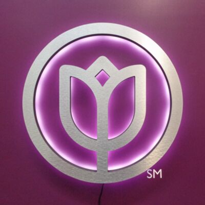 Backlit Dimensional Tulip Logo Thumbnail