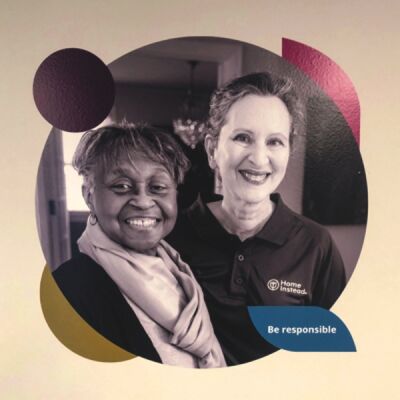 Living Home Instead Wall Decal Thumbnail